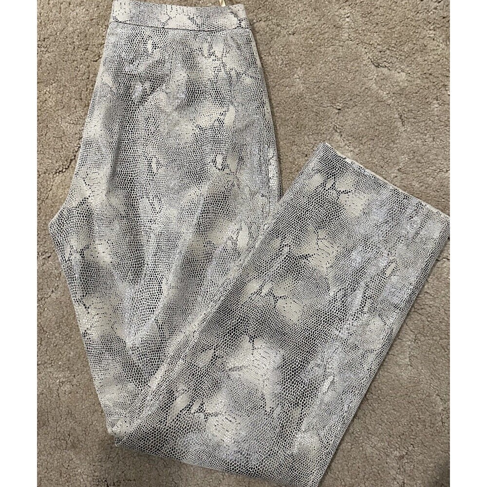 VTG For Joseph Suede Snake Skin Pattern Pants Women’s Sz 30 Lined Retro Luxury